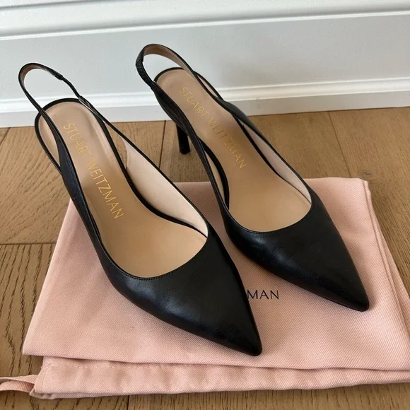 Stuart Weitzman Shoes Stuart Weitzman Black Slingback Heels